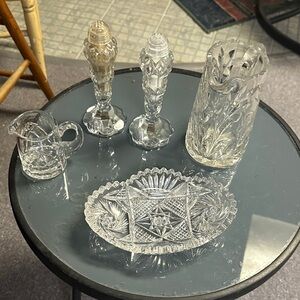 Elegant Crystal Glassware Set